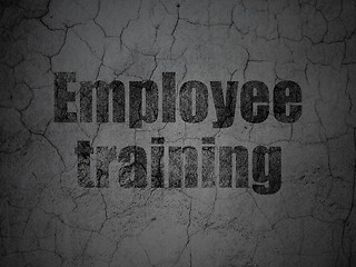 Image showing Learning concept: Employee Training on grunge wall background