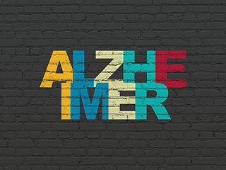 Image showing Medicine concept: Alzheimer on wall background