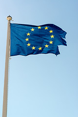 Image showing Rundown European Union Flag