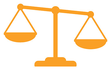 Image showing Gold scales of justice 