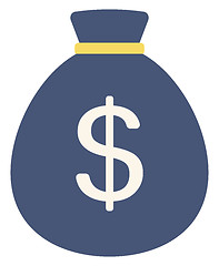 Image showing Money bag with dollar sign