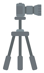 Image showing Photo camera on tripod