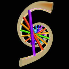 Image showing DNA structure model