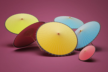 Image showing Umbrellas
