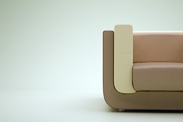 Image showing brown armchair