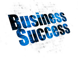 Image showing Finance concept: Business Success on Digital background