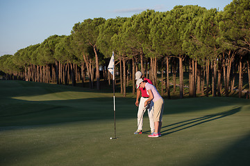 Image showing golf instructions