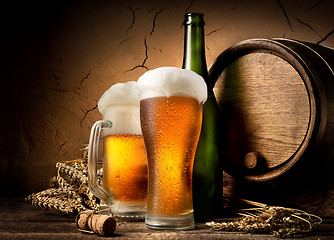 Image showing Beer in brewery