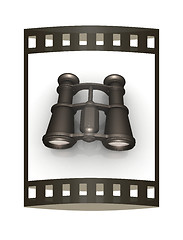 Image showing binoculars. The film strip