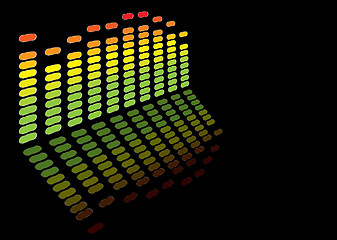 Image showing rainbow equaliser