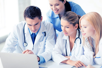 Image showing team or group of doctors working