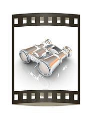 Image showing binoculars. The film strip