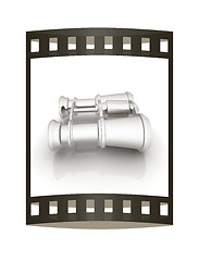 Image showing binoculars. The film strip