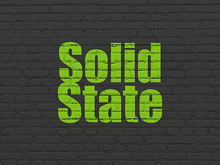 Image showing Science concept: Solid State on wall background