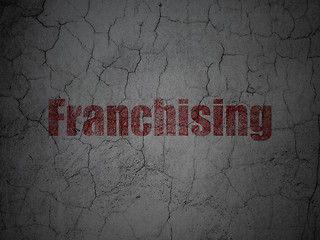 Image showing Business concept: Franchising on grunge wall background