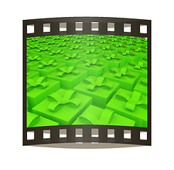 Image showing gifts box. The film strip