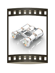 Image showing binoculars. The film strip