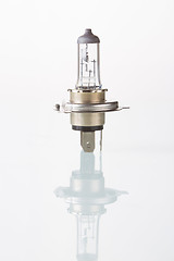 Image showing halogen car lamp, isolate on white.