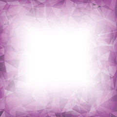 Image showing Pink Crystal Triangle Pattern