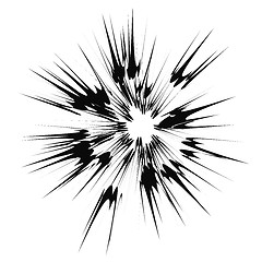 Image showing Cartoon Explosion, Star Burst 