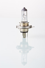 Image showing halogen car lamp, isolate on white.