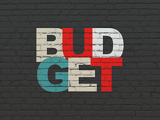 Image showing Banking concept: Budget on wall background