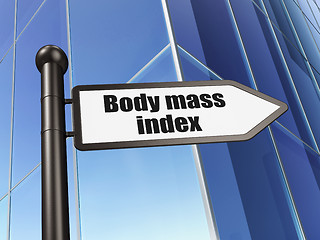 Image showing Healthcare concept: sign Body Mass Index on Building background