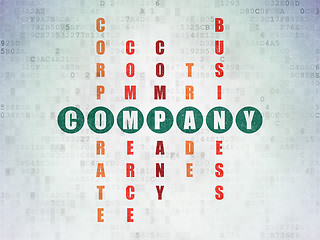 Image showing Finance concept: Company in Crossword Puzzle