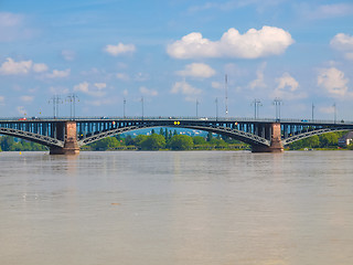 Image showing Rhine river in Mainz