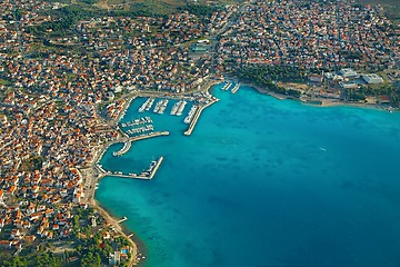 Image showing Croatian Coastal Town