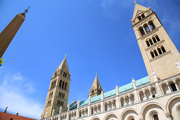 Image showing Basilica of St. Peter & St. Paul, Pecs Cathedral in Hungary