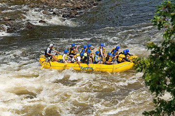 Image showing rafting boat