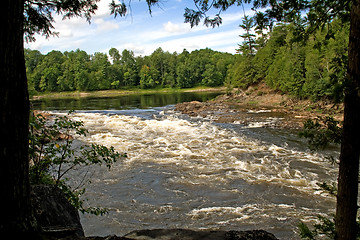 Image showing rafting river