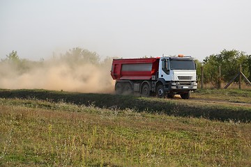 Image showing Road construction truck