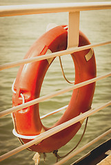 Image showing Lifebuoy on board