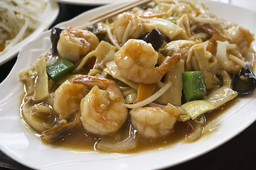 Image showing Prawn chop suey