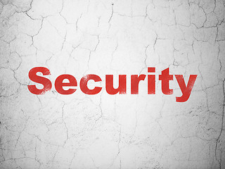 Image showing Privacy concept: Security on wall background