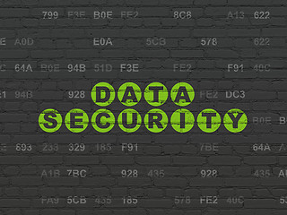 Image showing Safety concept: Data Security on wall background