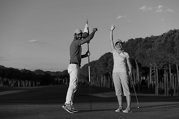 Image showing golf instructions