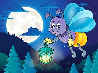 Image showing Firefly with lantern theme image 2