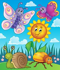Image showing Spring animals and insect theme image 3