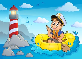Image showing Little sailor theme image 3