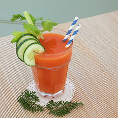 Image showing Carrot Juice Health Drink