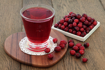 Image showing Cranberry Juice Health Drink