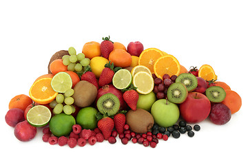 Image showing Healthy Fresh Fruit Selection