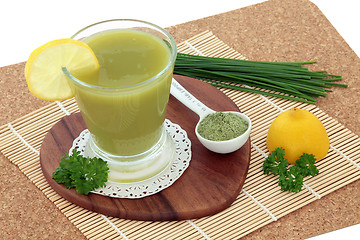 Image showing Wheat Grass Health Drink