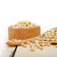 Image showing organic soya beans 