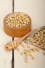 Image showing organic soya beans 