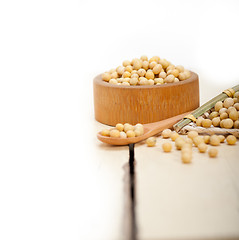 Image showing organic soya beans 