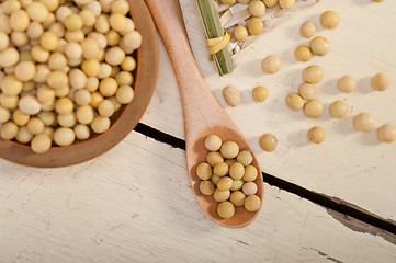 Image showing organic soya beans 